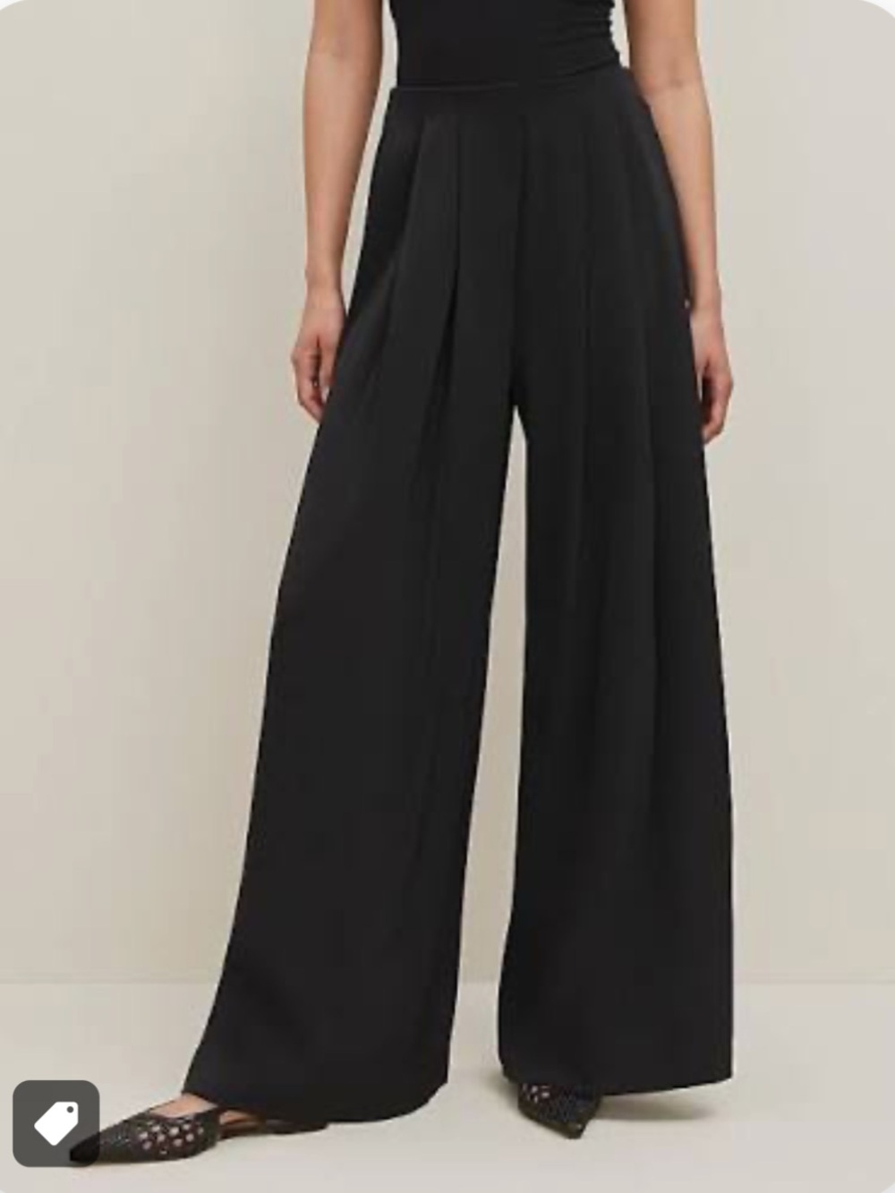 NWT Ann Taylor The Petite Triple Pleat Palazzo Pant 00P